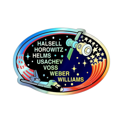 STS 101 (NASA) Holographic STICKER Die-Cut Vinyl Decal-5 Inch-The Sticker Space