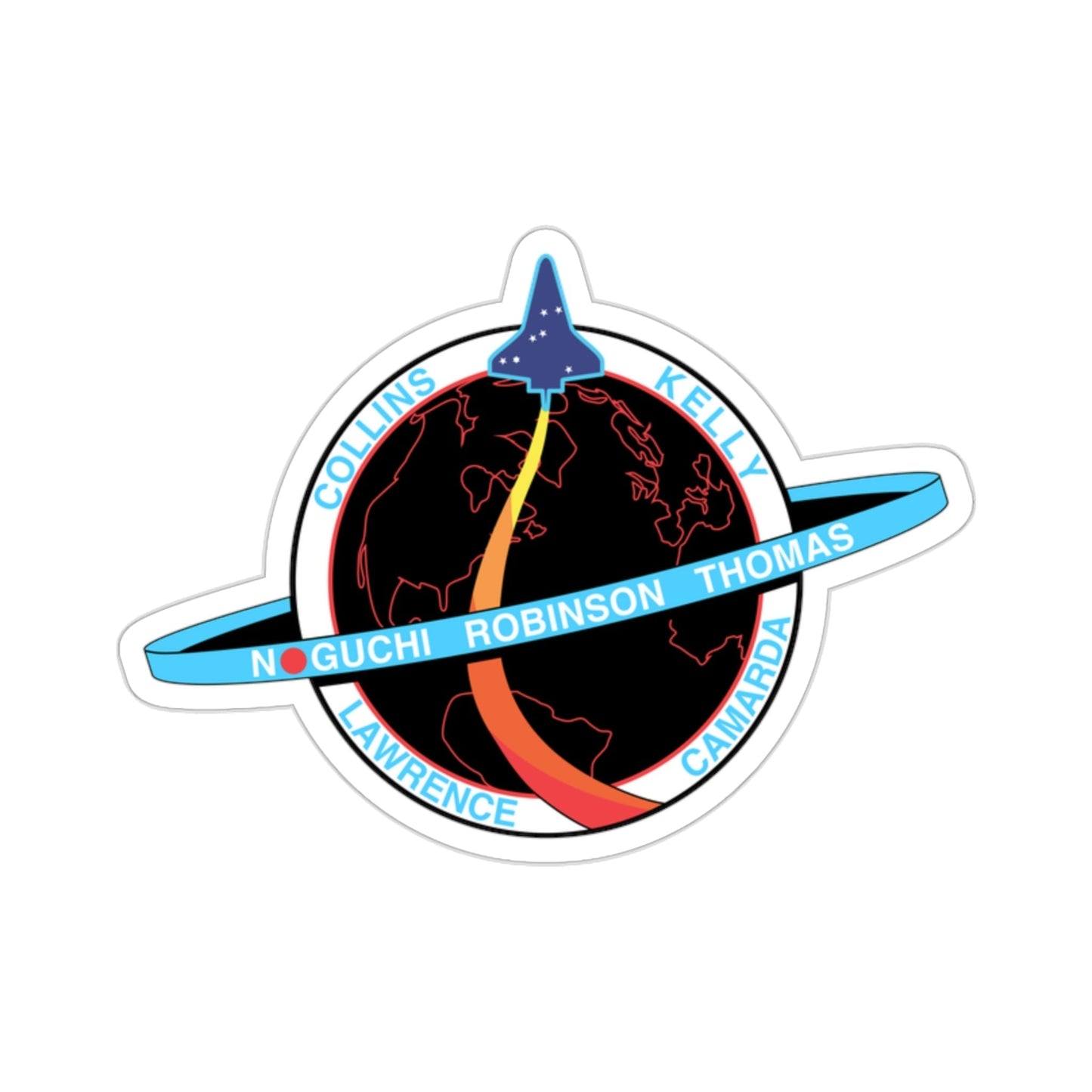 STS 114 Patch NASA STICKER Vinyl Die-Cut Decal-2 Inch-The Sticker Space