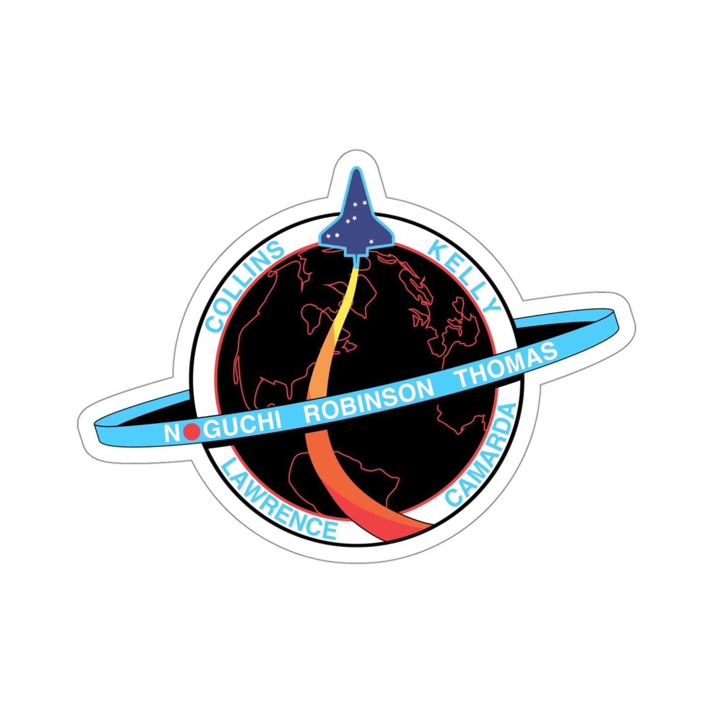 STS 114 Patch NASA STICKER Vinyl Die-Cut Decal-4 Inch-The Sticker Space