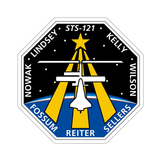 STS 121 Patch NASA STICKER Vinyl Die-Cut Decal-6 Inch-The Sticker Space