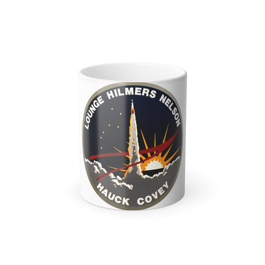 STS 26 Patch NASA - Color Changing Mug 11oz-11oz-The Sticker Space