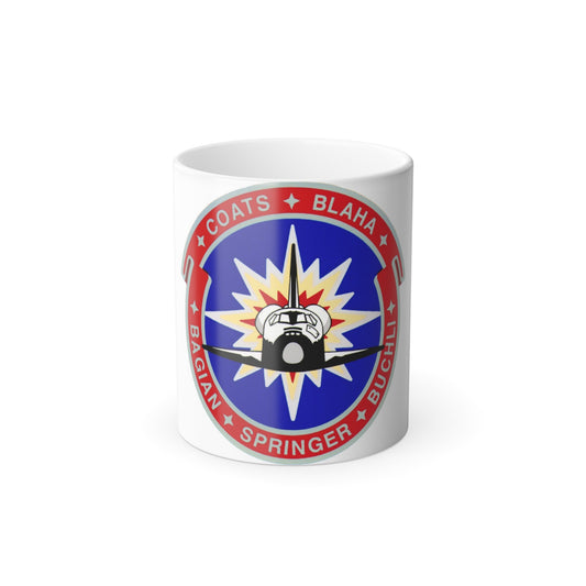 STS 29 Patch NASA - Color Changing Mug 11oz-11oz-The Sticker Space