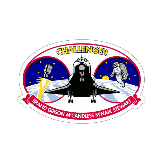 STS 41 B Patch NASA STICKER Vinyl Die-Cut Decal-6 Inch-The Sticker Space