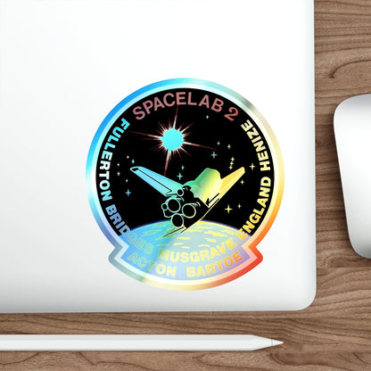 STS 51 F (NASA) Holographic STICKER Die-Cut Vinyl Decal-The Sticker Space