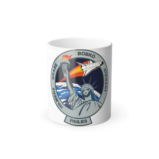 STS 51 j Patch NASA - Color Changing Mug 11oz-11oz-The Sticker Space