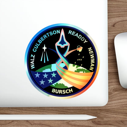 STS 51 L (NASA) Holographic STICKER Die-Cut Vinyl Decal-The Sticker Space