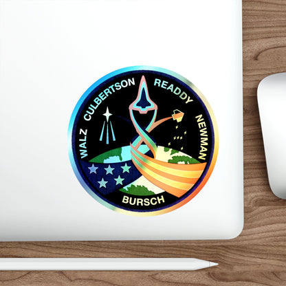 STS 51 (NASA) Holographic STICKER Die-Cut Vinyl Decal-The Sticker Space