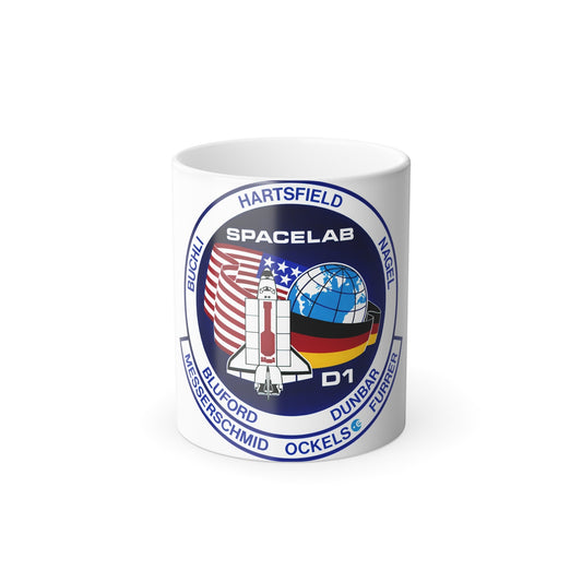 STS 61 a Patch NASA - Color Changing Mug 11oz-11oz-The Sticker Space