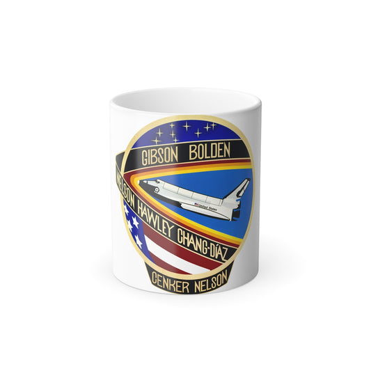 STS 61 c Patch NASA - Color Changing Mug 11oz-11oz-The Sticker Space