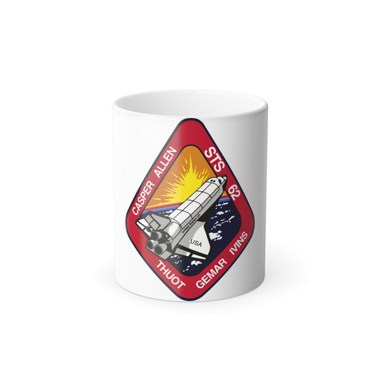STS 62 Patch NASA - Color Changing Mug 11oz-11oz-The Sticker Space