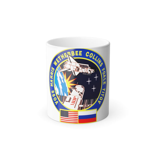 STS 63 Patch NASA - Color Changing Mug 11oz-11oz-The Sticker Space