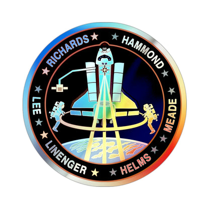 STS 64 (NASA) Holographic STICKER Die-Cut Vinyl Decal-2 Inch-The Sticker Space