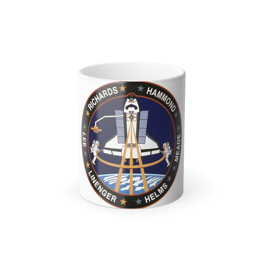 STS 64 Patch NASA - Color Changing Mug 11oz-11oz-The Sticker Space