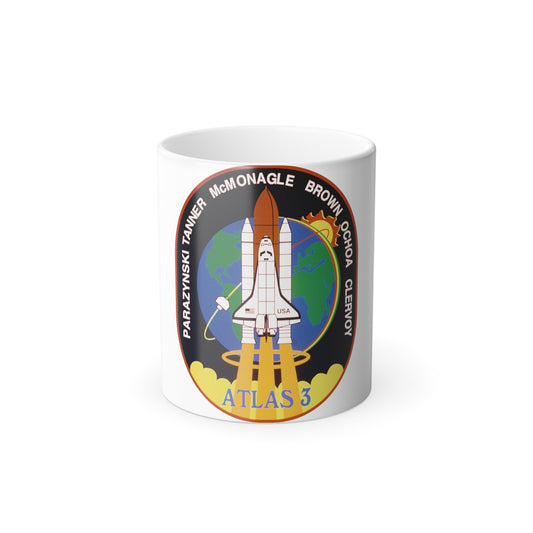 STS 66 Patch NASA - Color Changing Mug 11oz-11oz-The Sticker Space