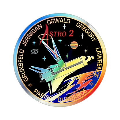 STS 67 (NASA) Holographic STICKER Die-Cut Vinyl Decal-2 Inch-The Sticker Space