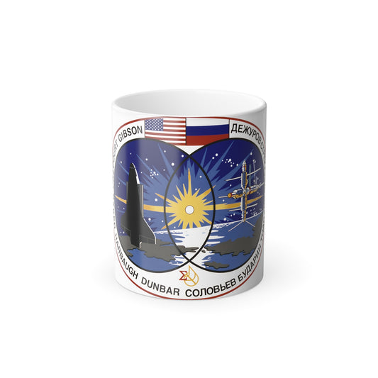 STS 71 Patch NASA - Color Changing Mug 11oz-11oz-The Sticker Space