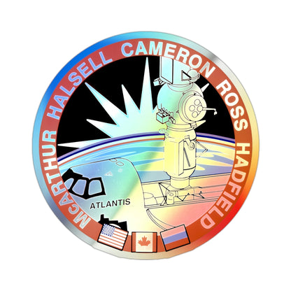 STS 74 (NASA) Holographic STICKER Die-Cut Vinyl Decal-2 Inch-The Sticker Space