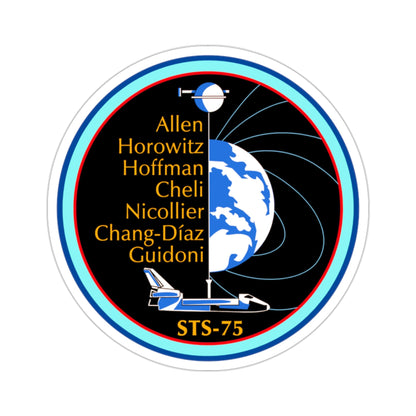 STS 75 Patch NASA STICKER Vinyl Die-Cut Decal-2 Inch-The Sticker Space