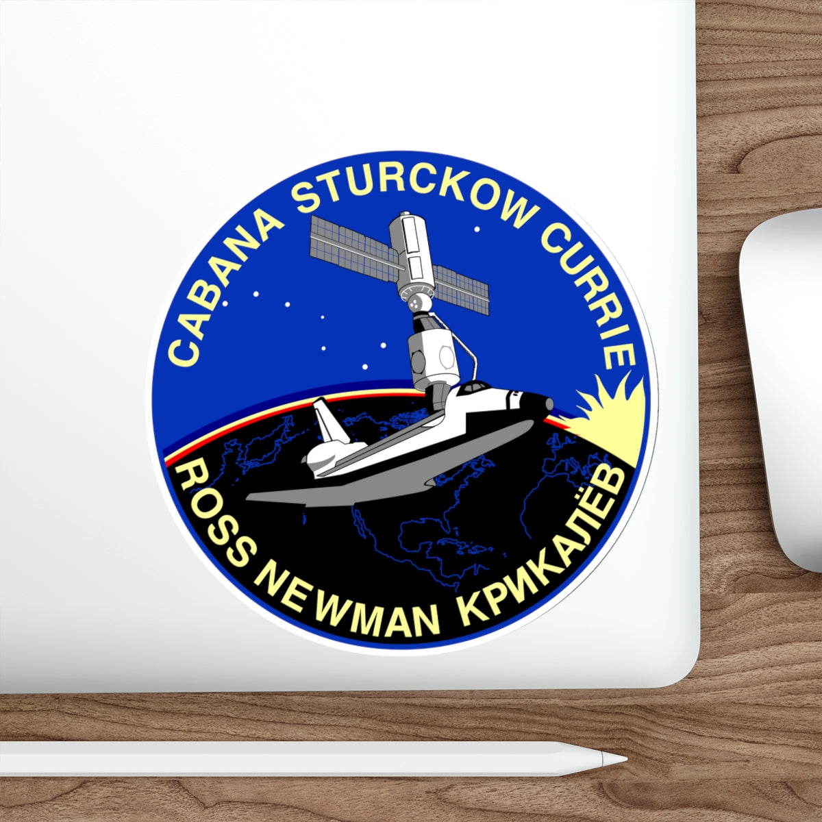 STS 88 Patch NASA STICKER Vinyl Die-Cut Decal-The Sticker Space