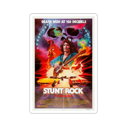 Stunt Rock 1979 Movie Poster STICKER Vinyl Die-Cut Decal-6 Inch-The Sticker Space