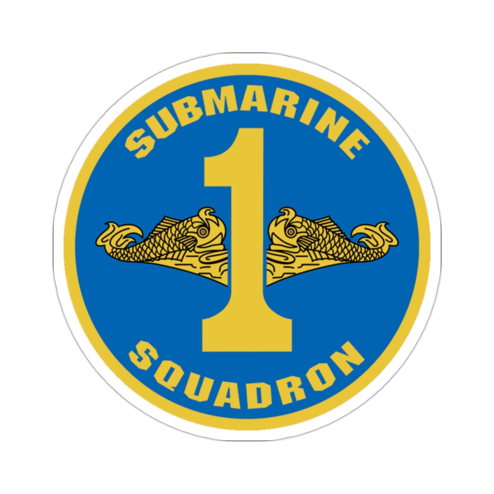 Submarine Squadron 1 (U.S. Navy) STICKER Vinyl Die-Cut Decal-2 Inch-The Sticker Space