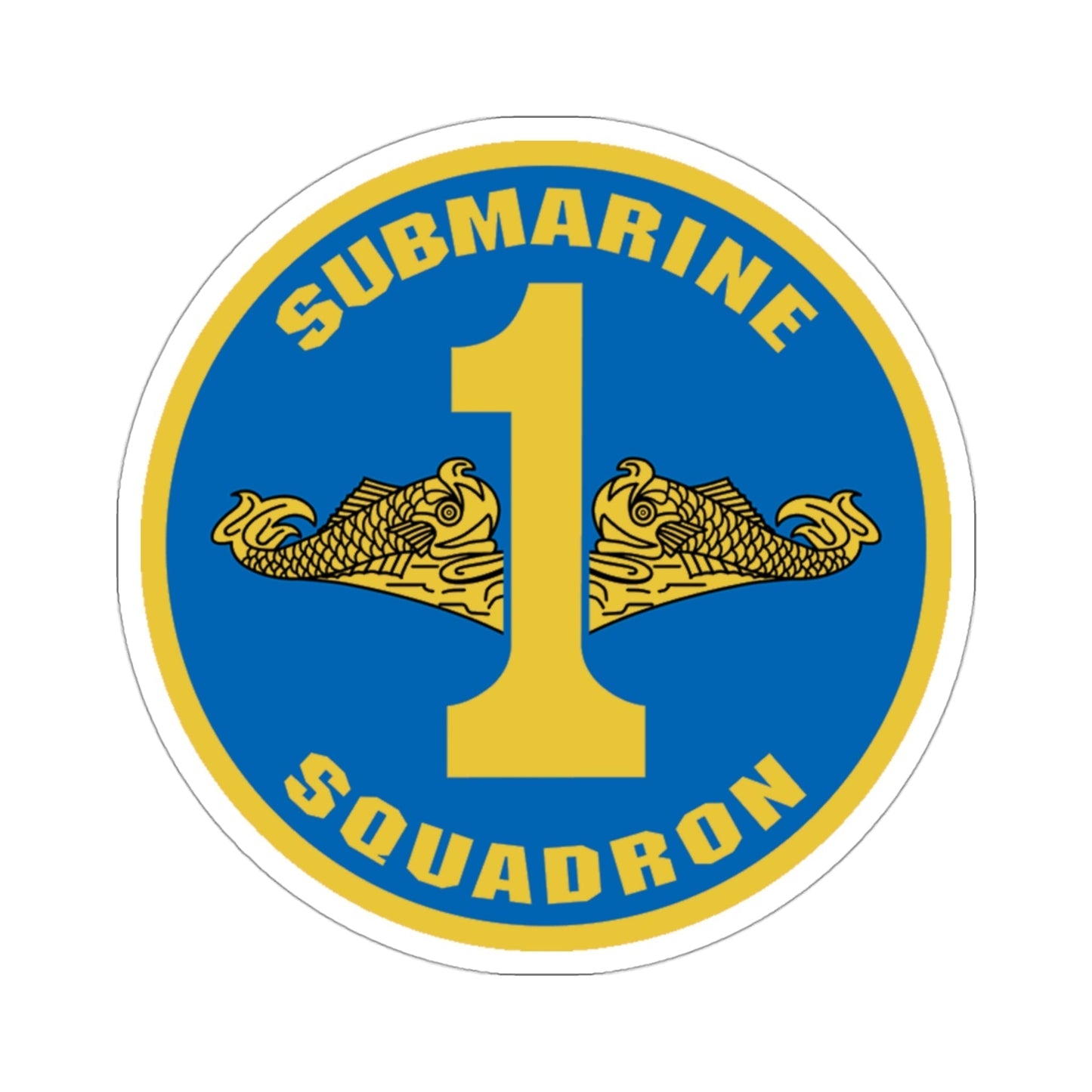 Submarine Squadron 1 (U.S. Navy) STICKER Vinyl Die-Cut Decal-3 Inch-The Sticker Space