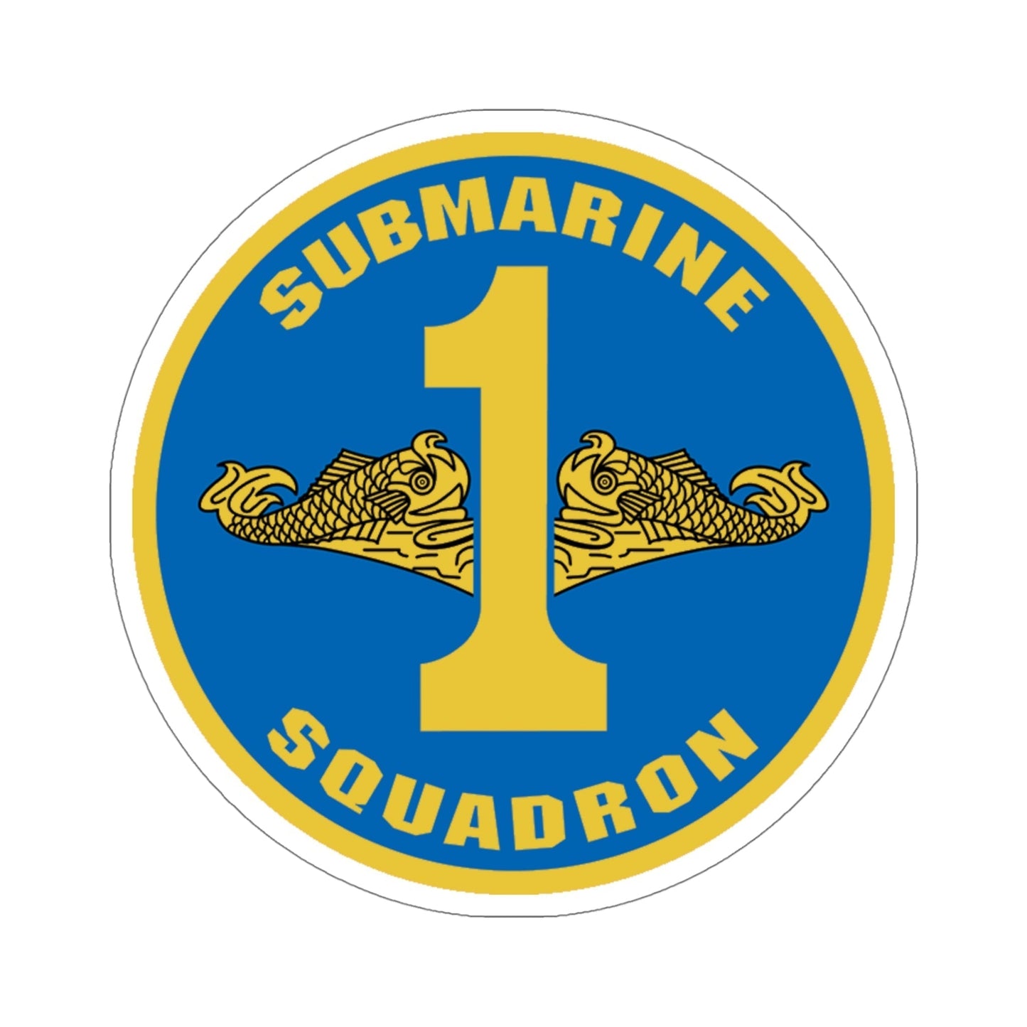 Submarine Squadron 1 (U.S. Navy) STICKER Vinyl Die-Cut Decal-5 Inch-The Sticker Space