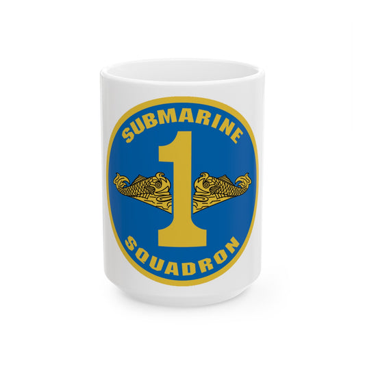 Submarine Squadron 1 (U.S. Navy) White Coffee Mug-15oz-The Sticker Space