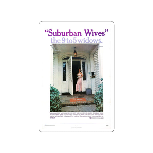 SUBURBAN WIVES 1972 Movie Poster STICKER Vinyl Die-Cut Decal-White-The Sticker Space