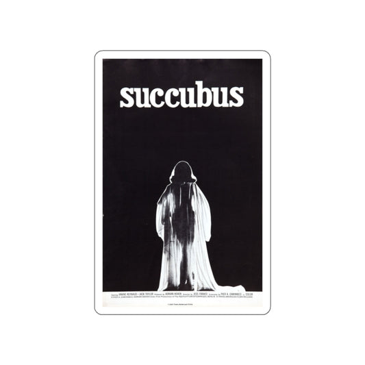 SUCCUBUS 1968 Movie Poster STICKER Vinyl Die-Cut Decal-White-The Sticker Space