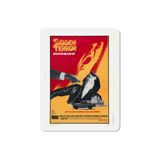 Sudden Terror 1971 Movie Poster Die-Cut Magnet-2" x 2"-The Sticker Space