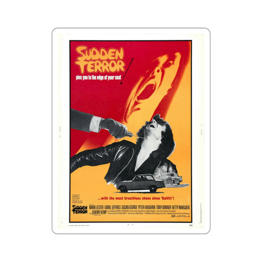 Sudden Terror 1971 Movie Poster STICKER Vinyl Die-Cut Decal-6 Inch-The Sticker Space