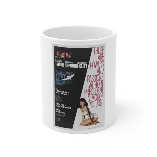 Suddenly Last Summer 1959 Movie Poster - White Coffee Cup 11oz-11oz-The Sticker Space