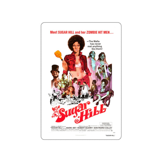 SUGAR HILL 1974 Movie Poster STICKER Vinyl Die-Cut Decal-White-The Sticker Space