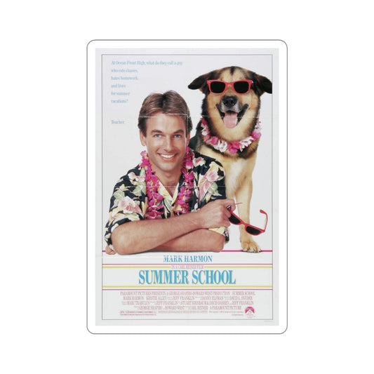 Summer School 1987 Movie Poster STICKER Vinyl Die-Cut Decal-6 Inch-The Sticker Space