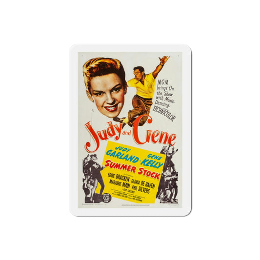 Summer Stock 1950 Movie Poster Die-Cut Magnet-2 Inch-The Sticker Space