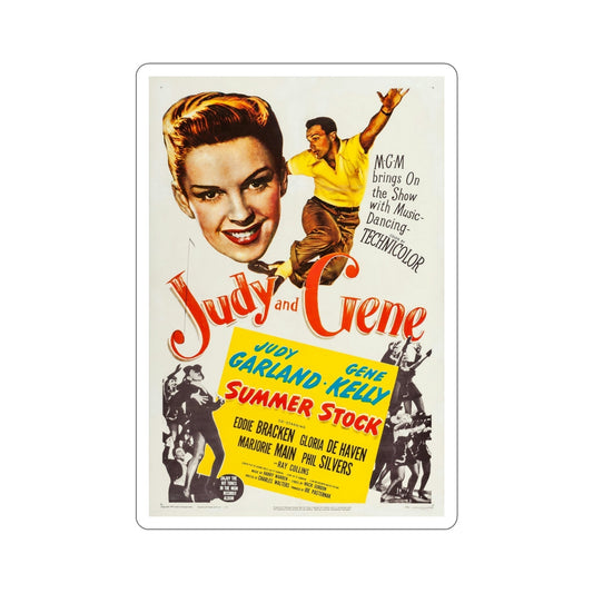 Summer Stock 1950 Movie Poster STICKER Vinyl Die-Cut Decal-6 Inch-The Sticker Space