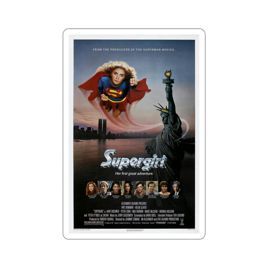 Supergirl 1984 Movie Poster STICKER Vinyl Die-Cut Decal-6 Inch-The Sticker Space