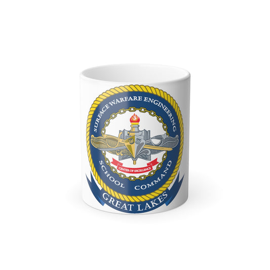 SWESC Great Lakes (U.S. Navy) Color Changing Mug 11oz-11oz-The Sticker Space