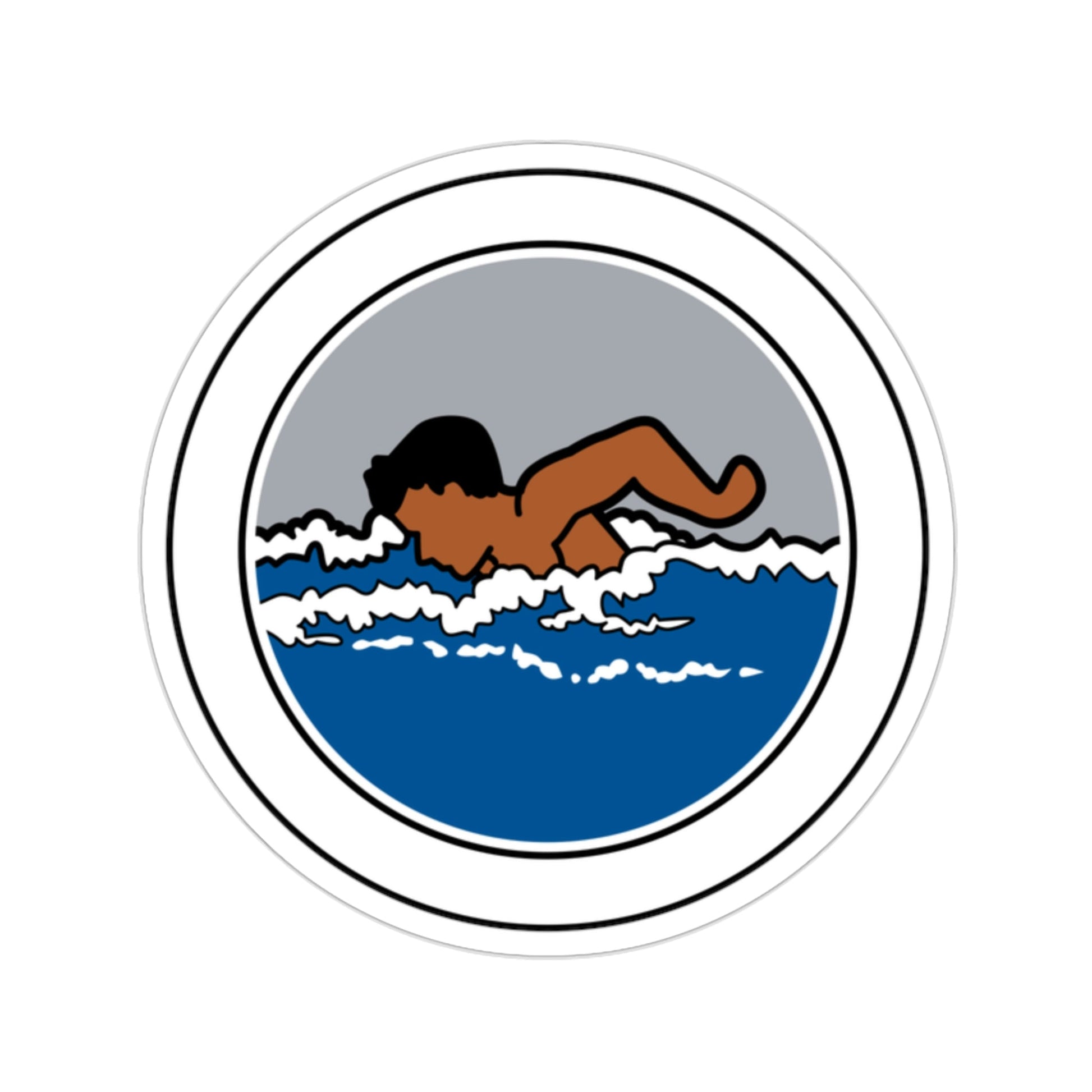 Swimming (Boy Scouts Merit Badge) STICKER Vinyl Die-Cut Decal-2 Inch-The Sticker Space