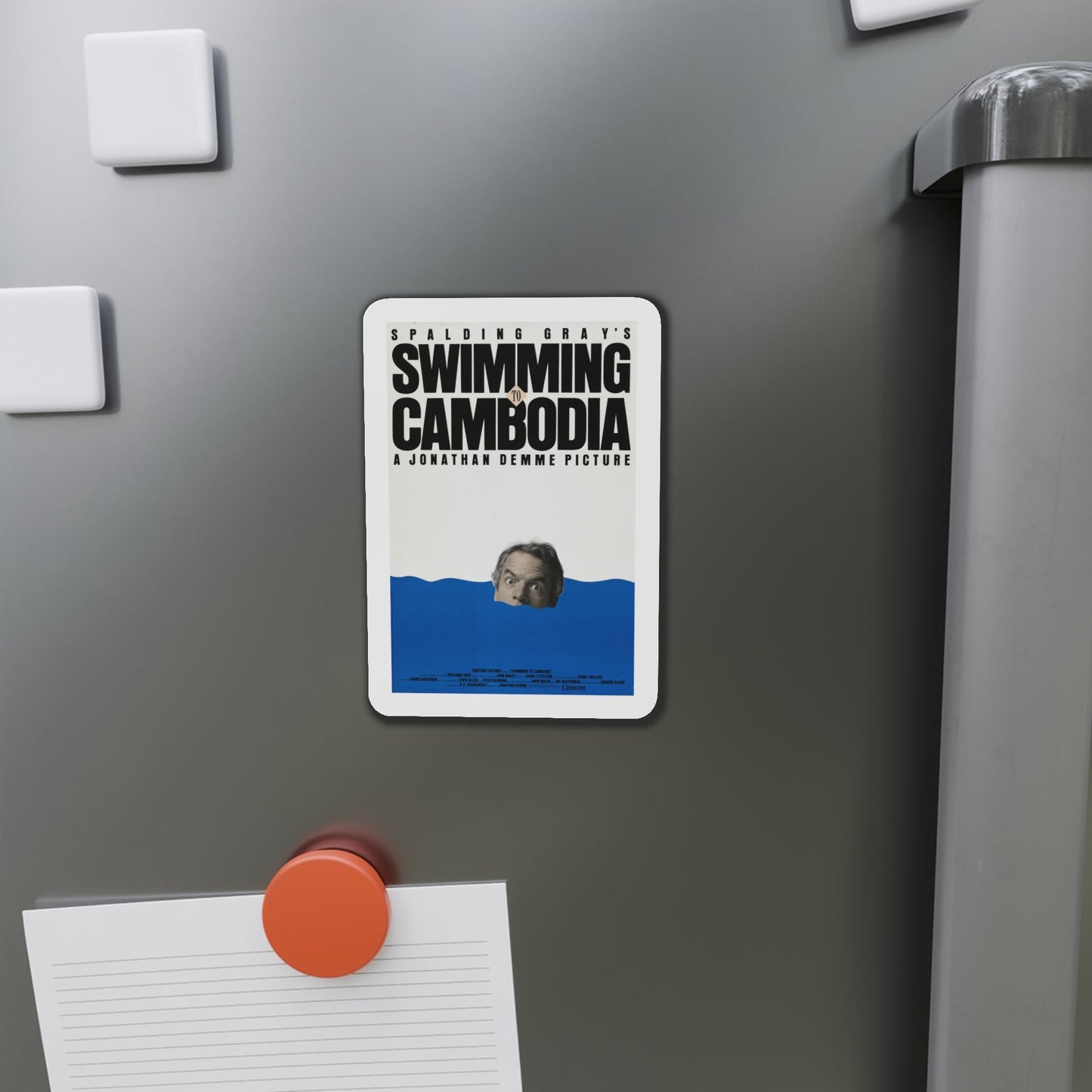 Swimming to Cambodia 1987 Movie Poster Die-Cut Magnet-The Sticker Space