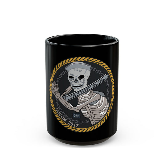 Sword of Freedom Skeleton SSN 769 (U.S. Navy) Black Coffee Mug-15oz-The Sticker Space