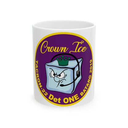 TACRON 22 Det ONE Crown Ice (U.S. Navy) White Coffee Mug-11oz-The Sticker Space