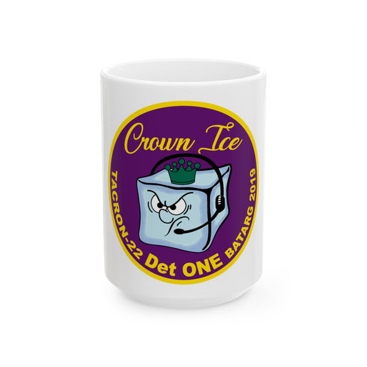 TACRON 22 Det ONE Crown Ice (U.S. Navy) White Coffee Mug