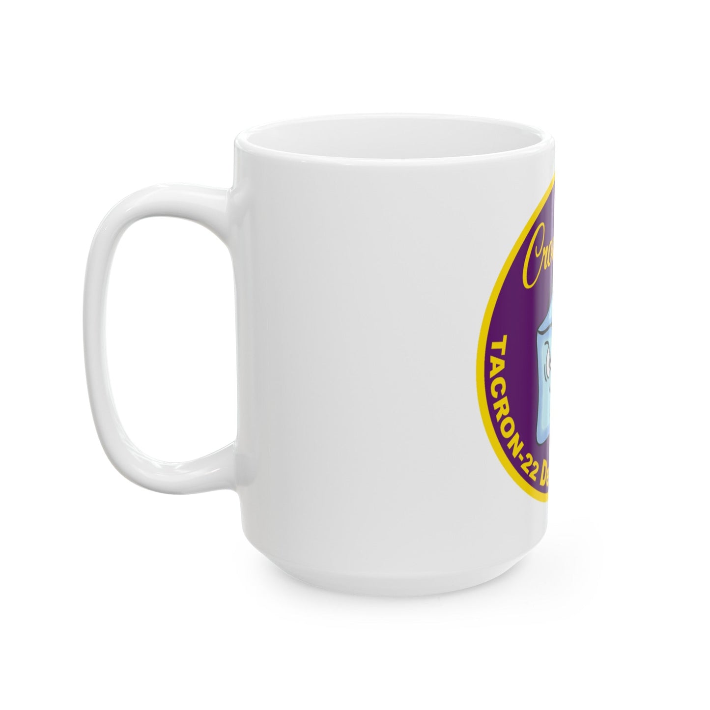 TACRON 22 Det ONE Crown Ice (U.S. Navy) White Coffee Mug-The Sticker Space