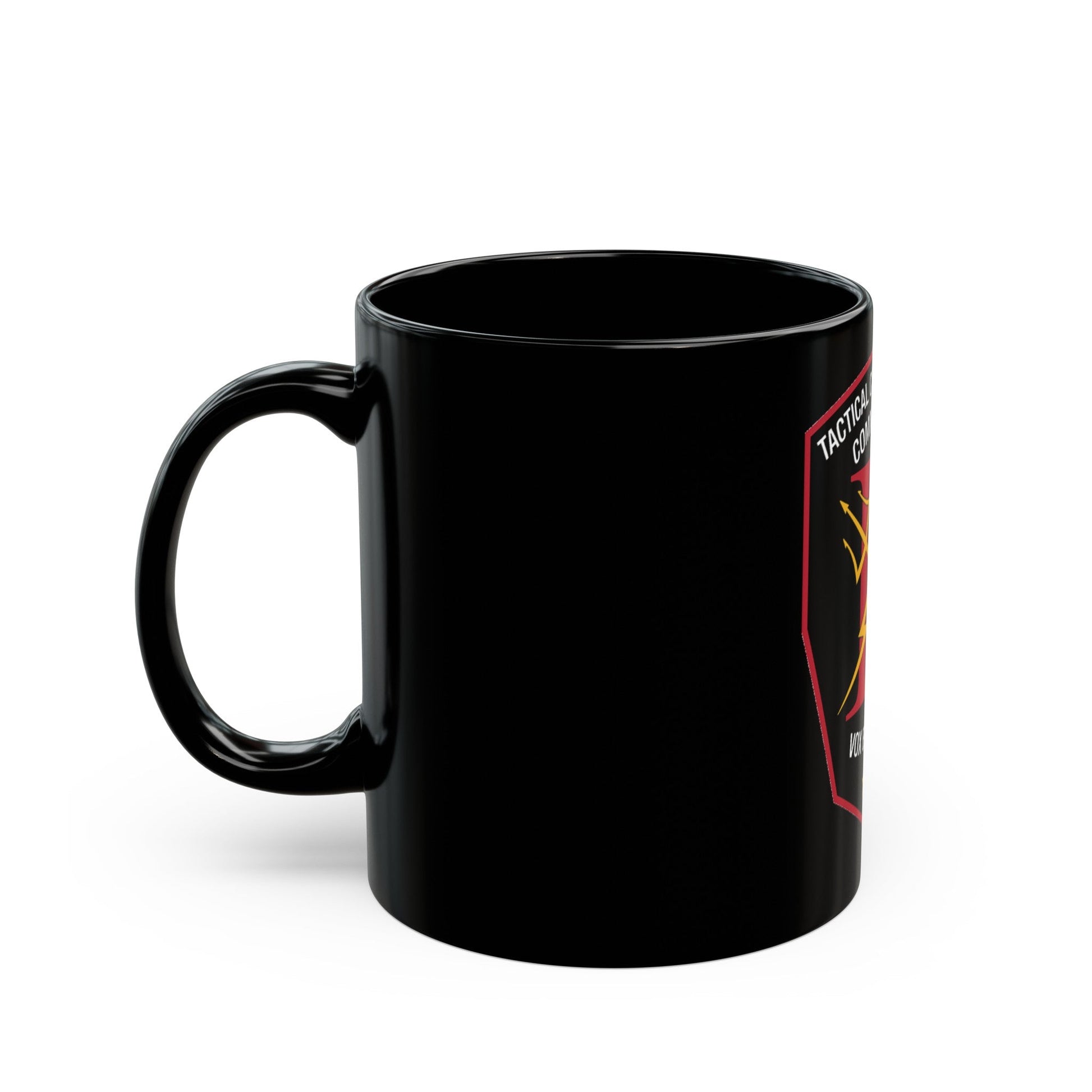 Tactical Communication Command Two (U.S. Navy) Black Coffee Mug-The Sticker Space