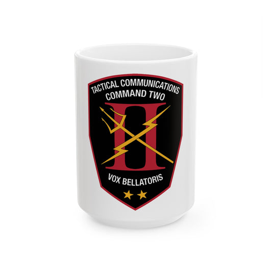 Tactical Communication Command Two (U.S. Navy) White Coffee Mug