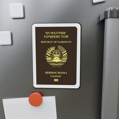 Tajikistan Passport - Die-Cut Magnet-The Sticker Space