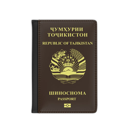 Tajikistan Passport - Passport Holder-3.9" x 5.8"-The Sticker Space