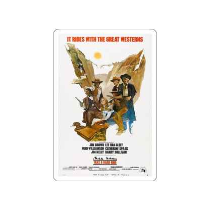 TAKE A HARD RIDE 1975 Movie Poster STICKER Vinyl Die-Cut Decal-White-The Sticker Space